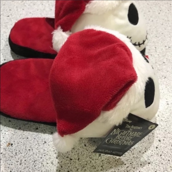 Disney Tim Burton red white and black slippers 2.5 - Picture 6 of 8